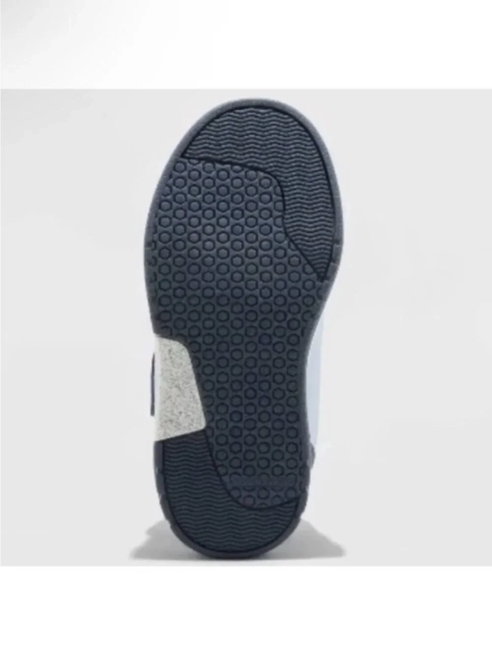 Kids Blue & White Velcro Athletic Sneakers